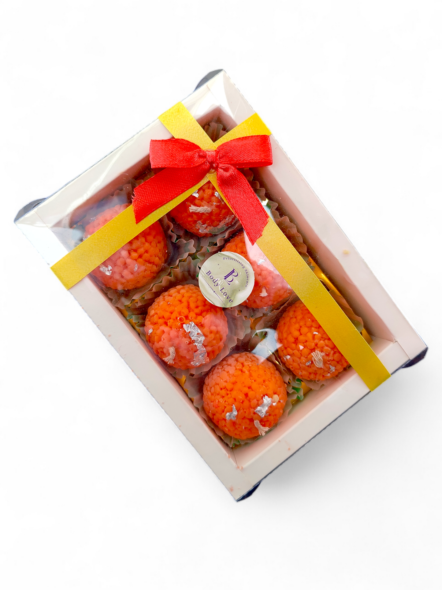 Laddoo Candles – Handcrafted Scented Candles, Set of 6