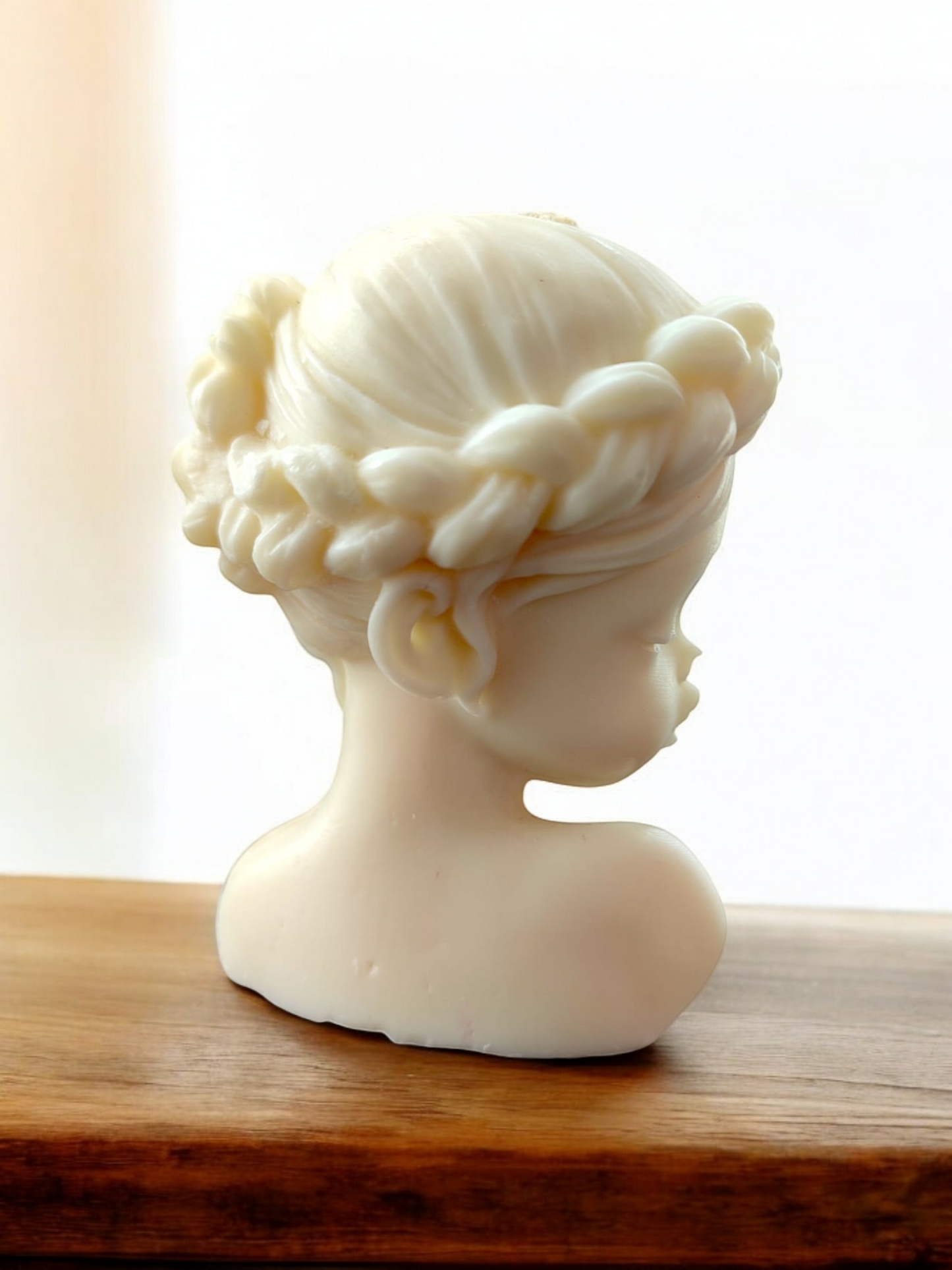 Floral Girl Sculpture Candle