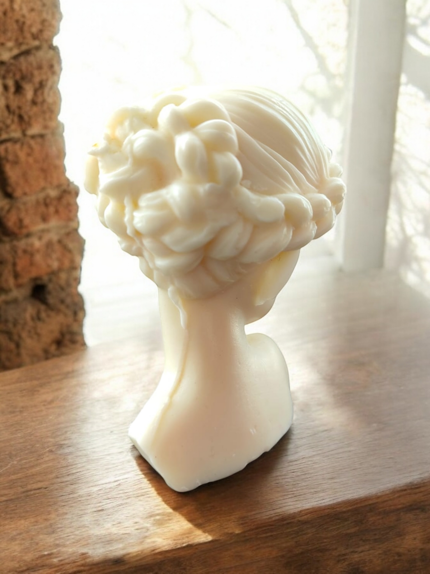 Floral Girl Sculpture Candle