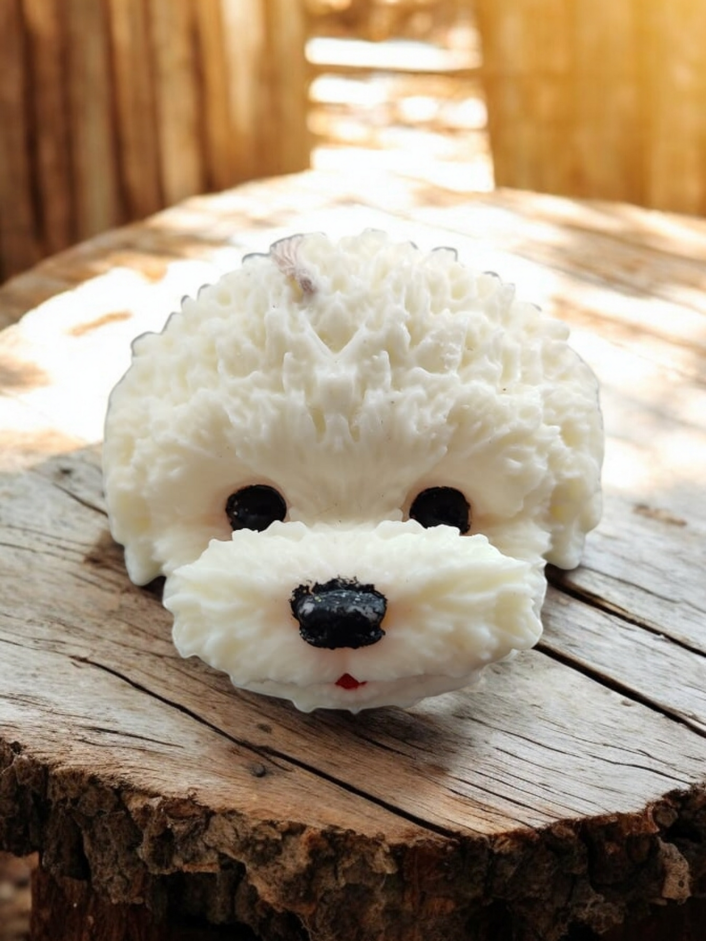 Cute Puppy Head Candle