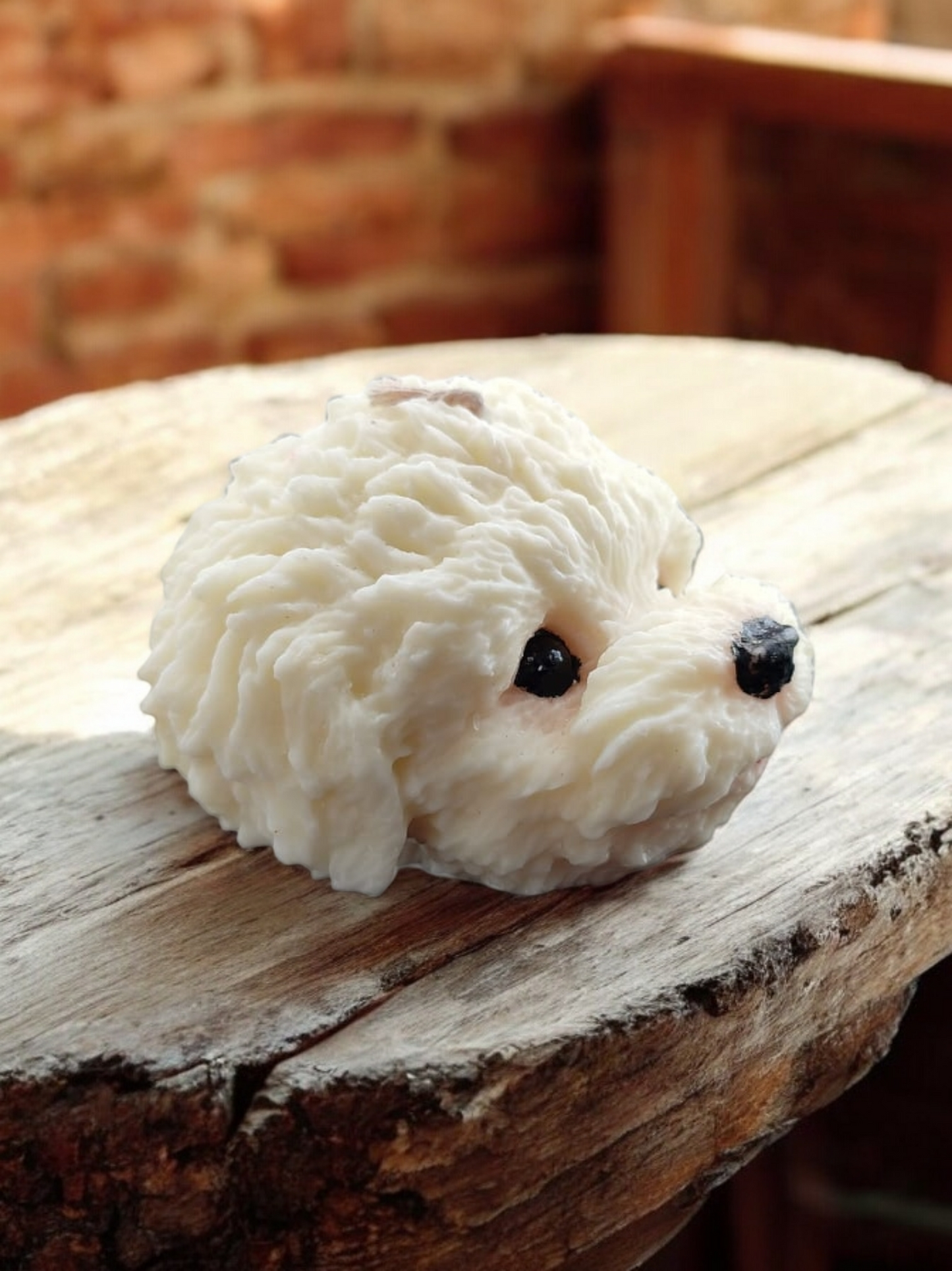 Cute Puppy Head Candle