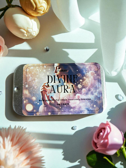 Divine Aura Solid Perfume – Special Women Fragrance (12g Tin)