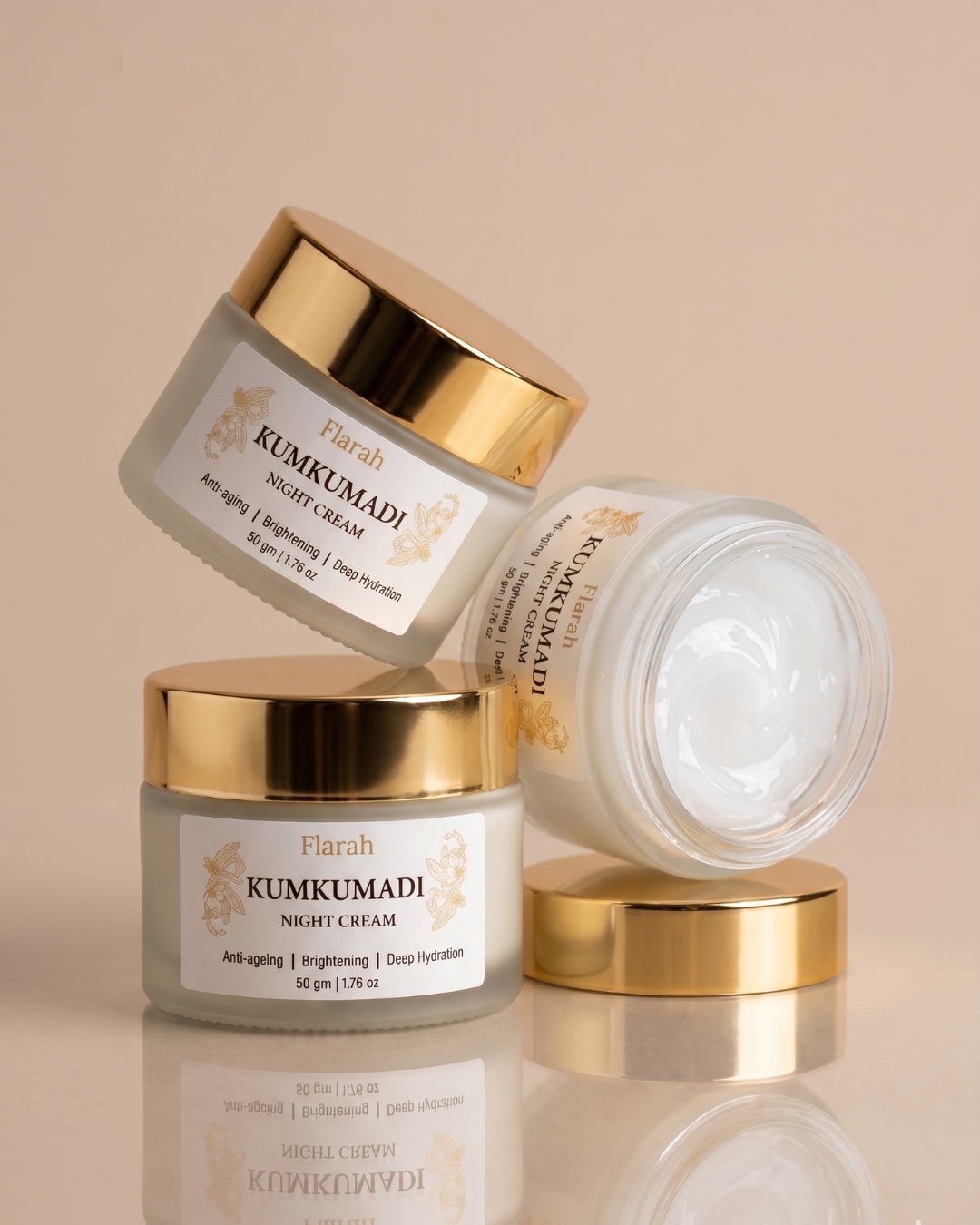 Flarah Brightening Gel Sunscreen SPF 50+ | PA++++ | UVA & UVB | Broad Specterum | 50gm